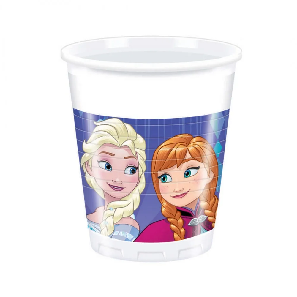 Frozen Snowflakes Temalı Bardak 180/200 Cc - 8 Adet