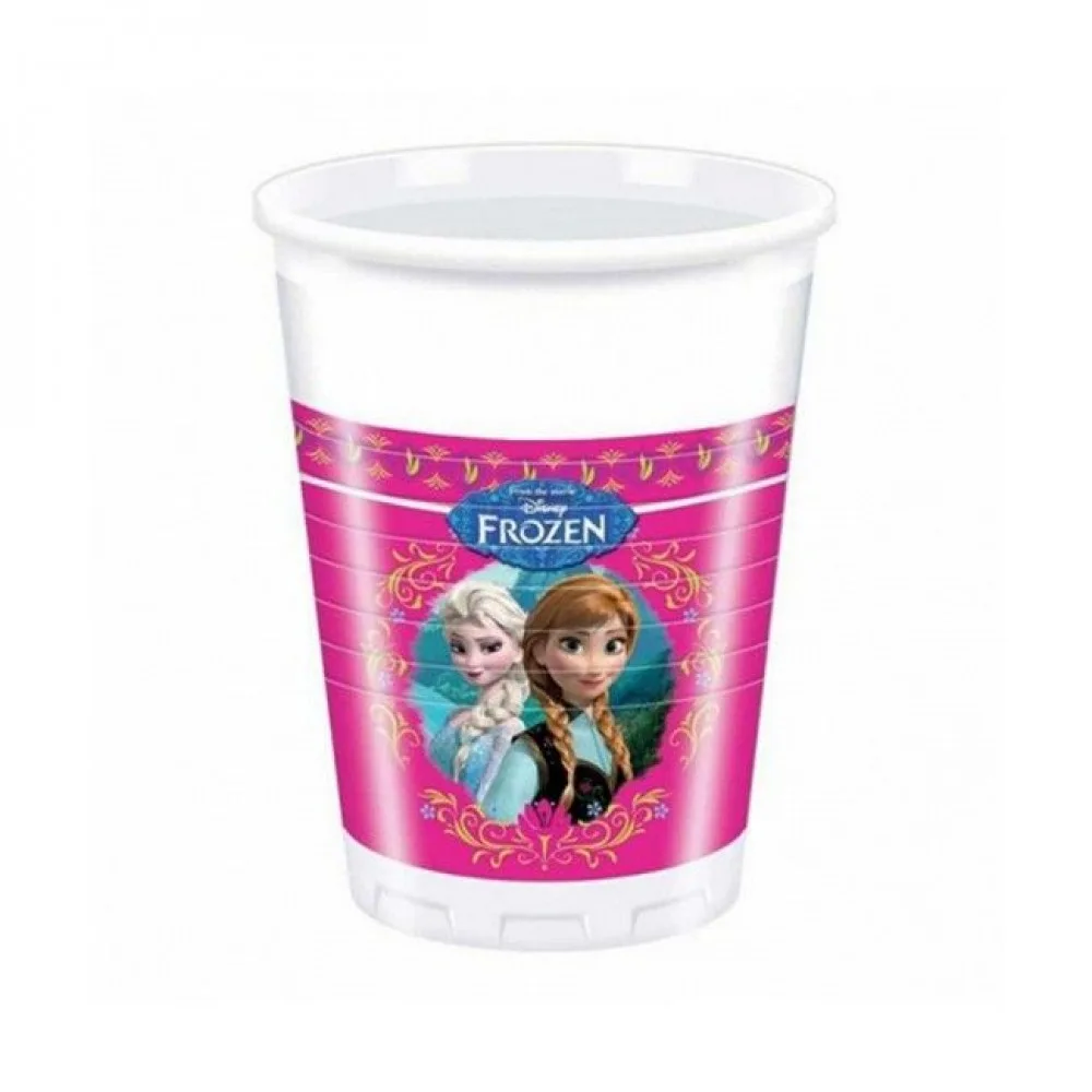 Frozen Temalı Bardak - 8 Adet