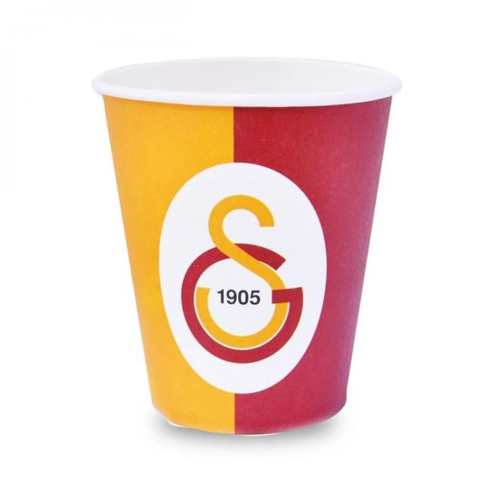 Galatasaray Temalı Karton Bardak - 8 Adet