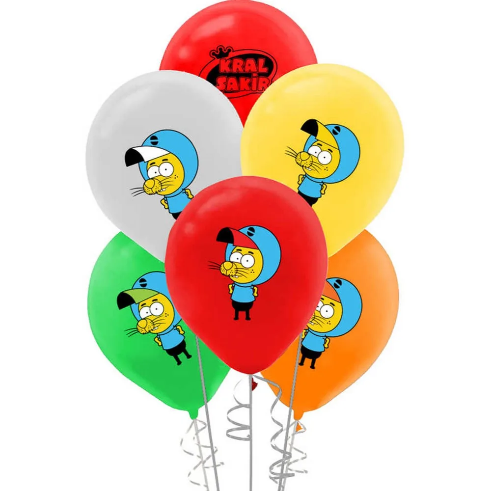 Kral Şakir Lisanslı Balon Pastel 12 İNÇ 0476 - 20 Adet