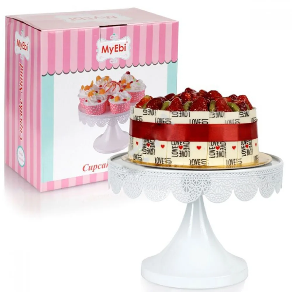 Metal Cupcake Standı Beyaz Kek Standı