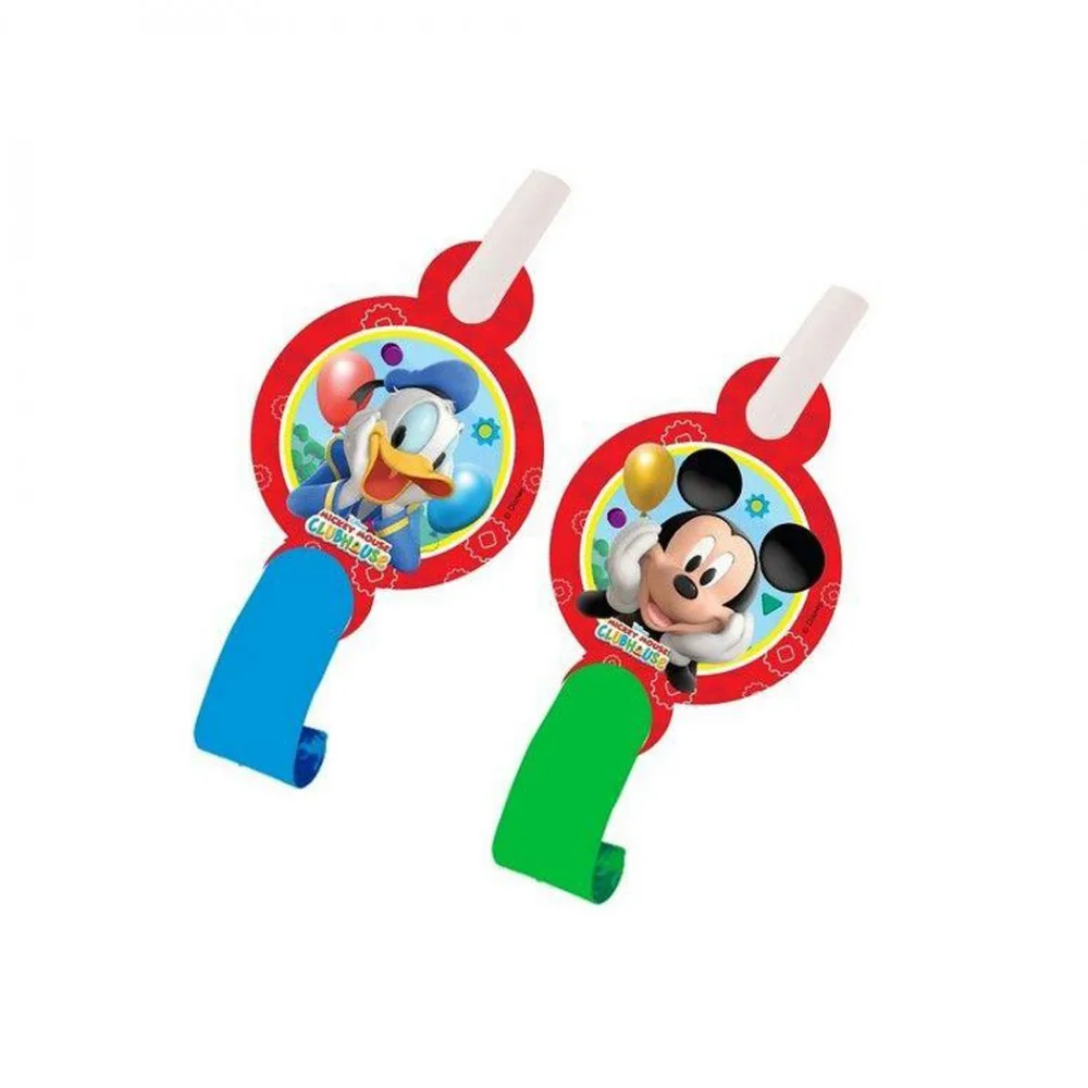 Mickey Mause Club House Temalı Kaynana Dili - 6 Adet