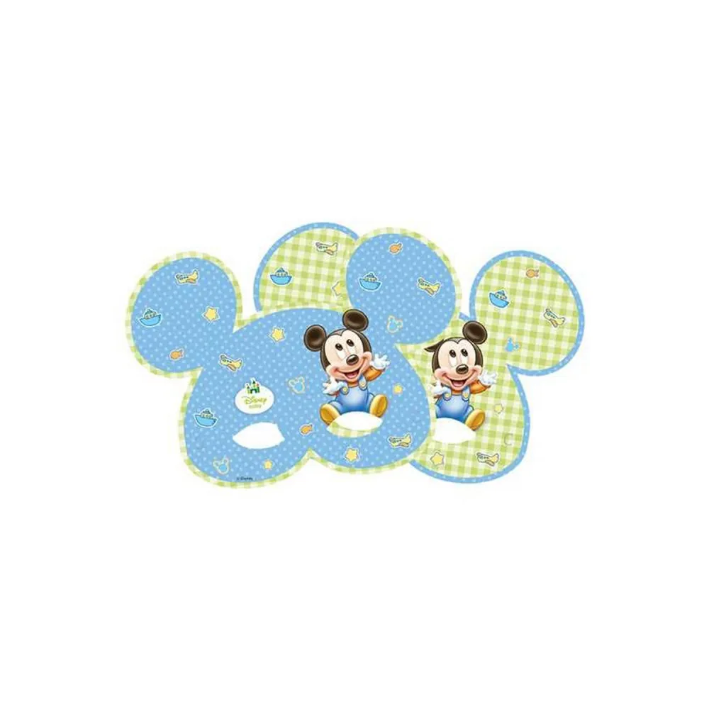 Mickey Mause Disney Baby Temalı Maske - 6 Adet