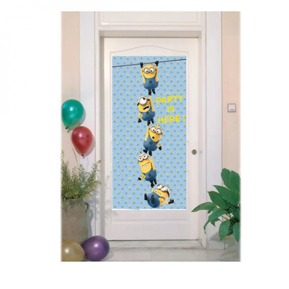 Minyonlar Temalı Kapı Banner Kapı Afişi