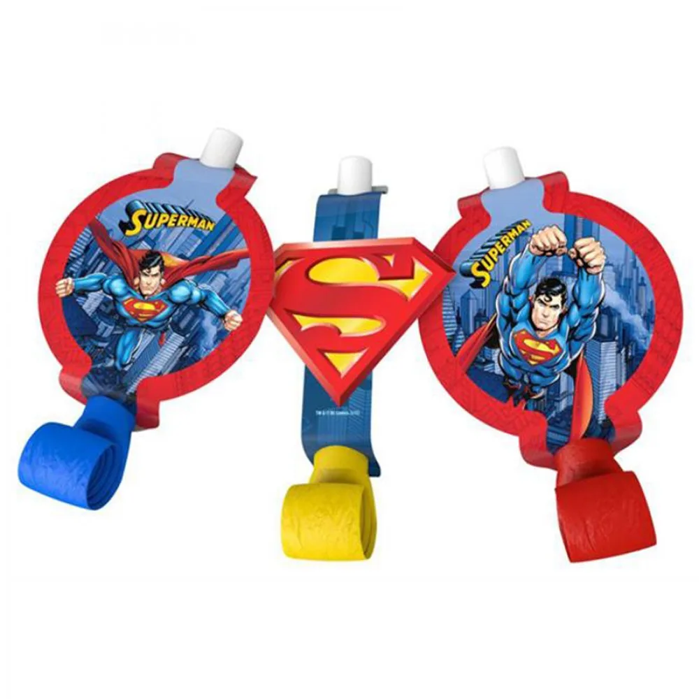 Superman Temalı Kaynana Dili - 6 Adet
