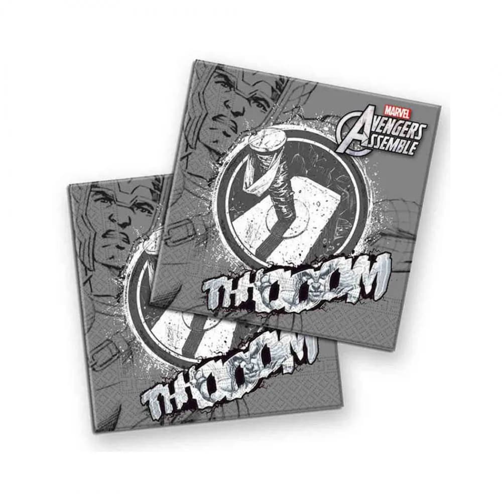 Thor Temalı Kağıt Peçete 33X33 Cm - 20 Adet