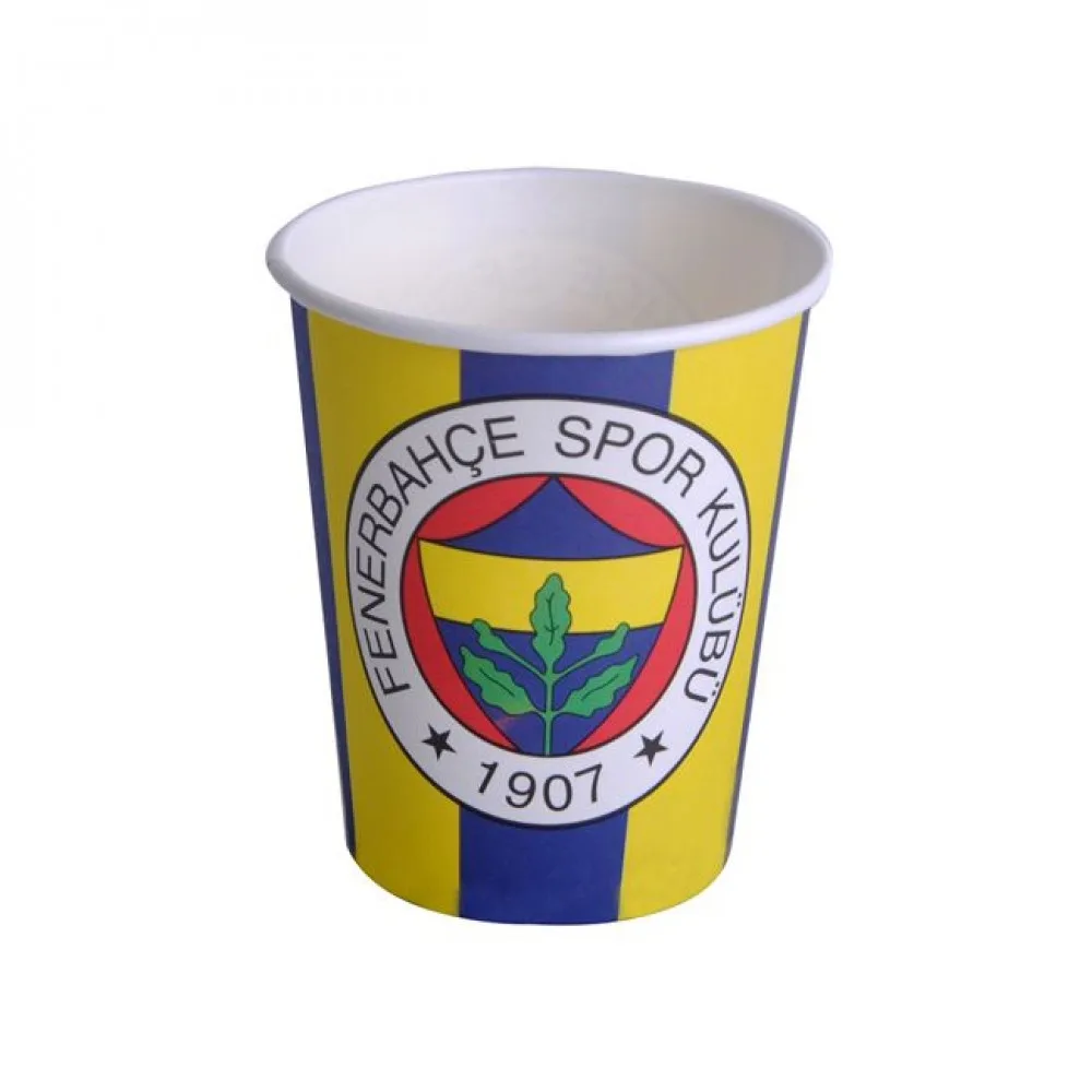 Fenerbahçe Temalı Karton Bardak - 8 Adet