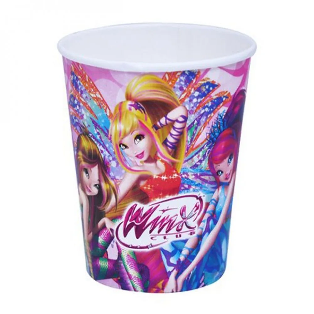 Winx Powerment Temalı Karton Bardak - 8 Adet