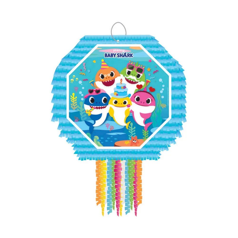 Baby Shark Temalı Temalı Pinyata ve Sopası