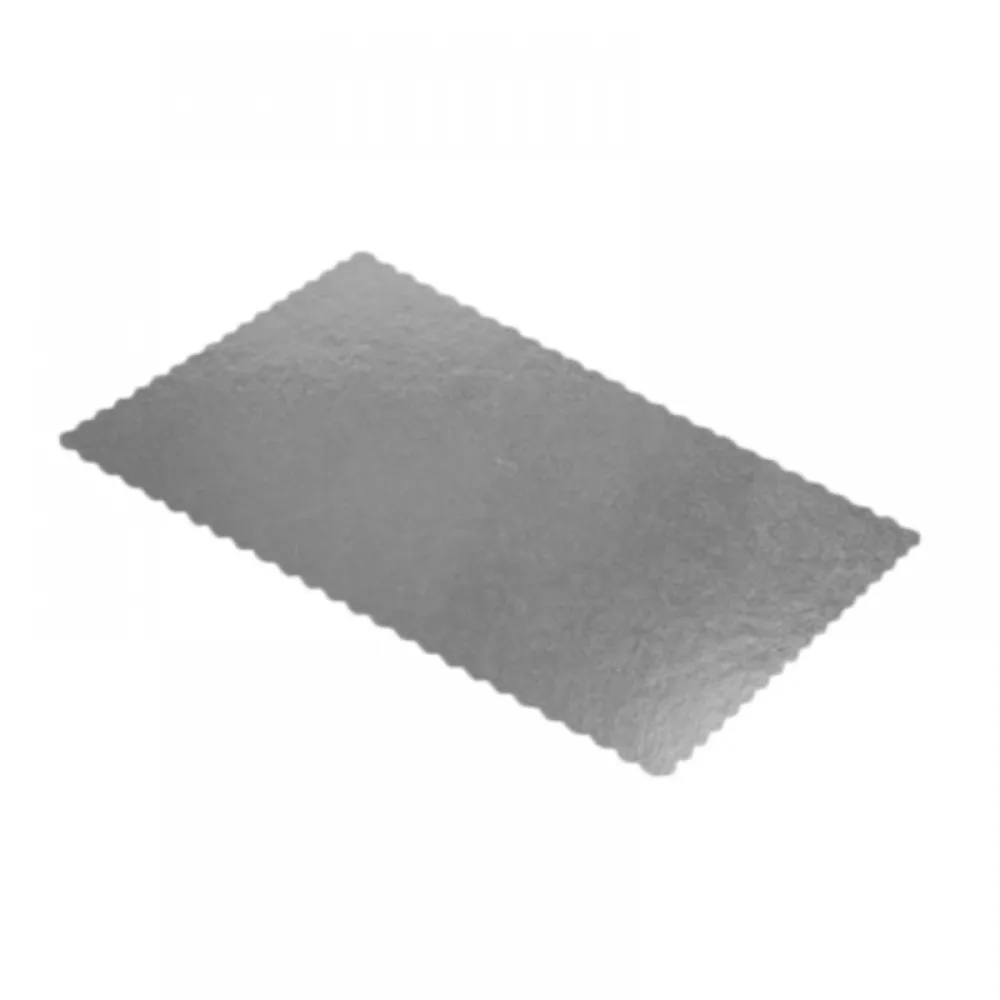 Karton Pasta Altlığı 30X40 CM - 3 Adet Gümüş