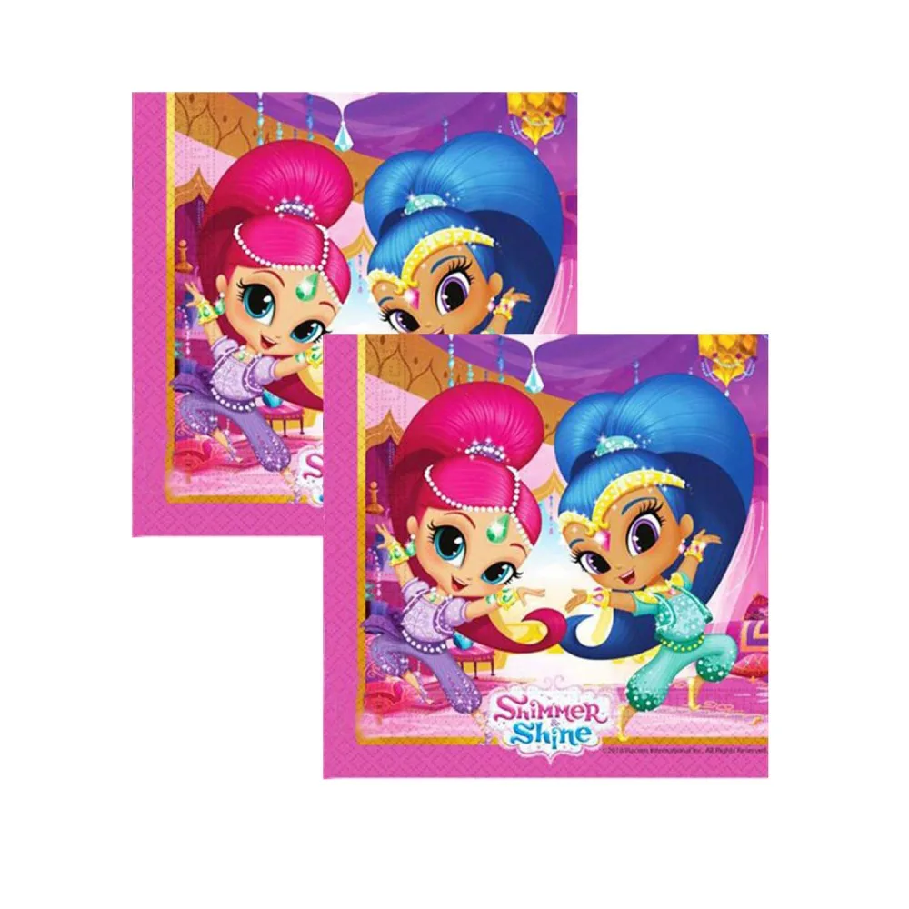 Shimmer And Shine Işıltı Ve Parıltı Temalı Kağıt Peçete - 20 Adet