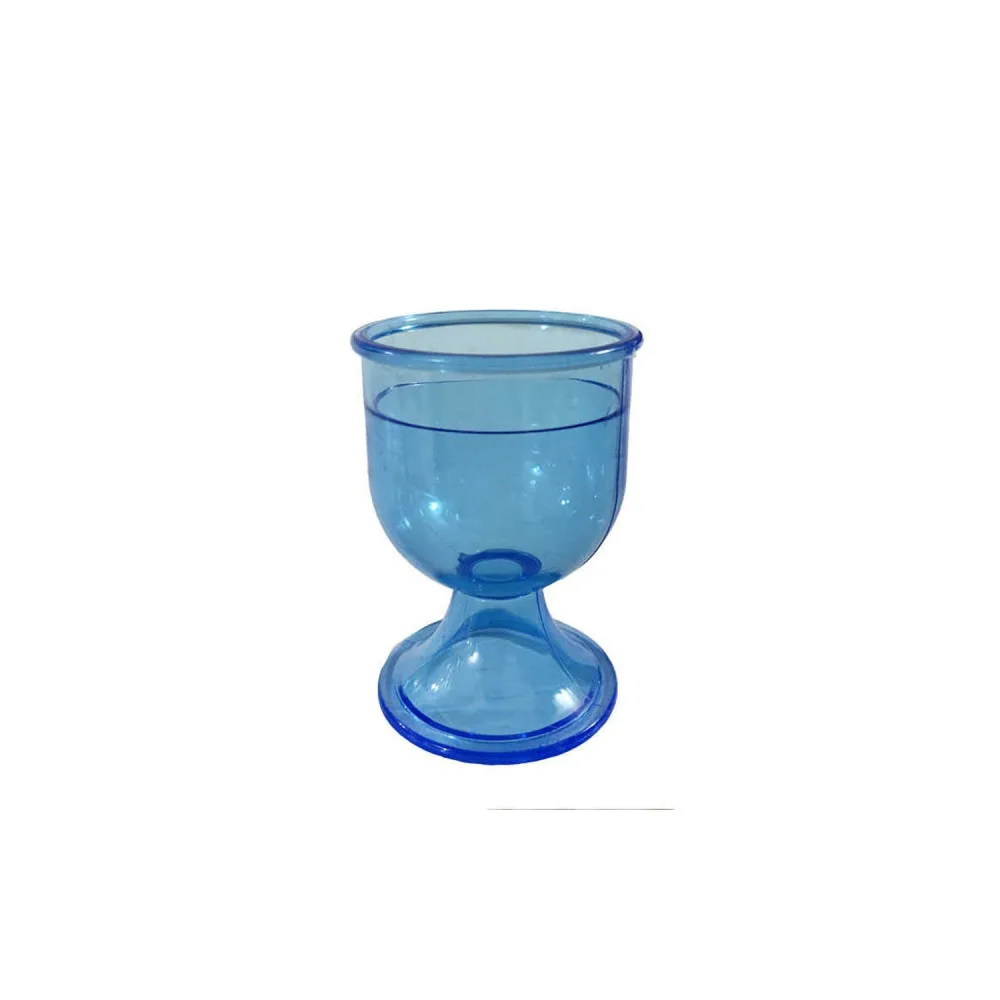 Plastik Kadeh 6x4 CM - 12 Adet Mavi
