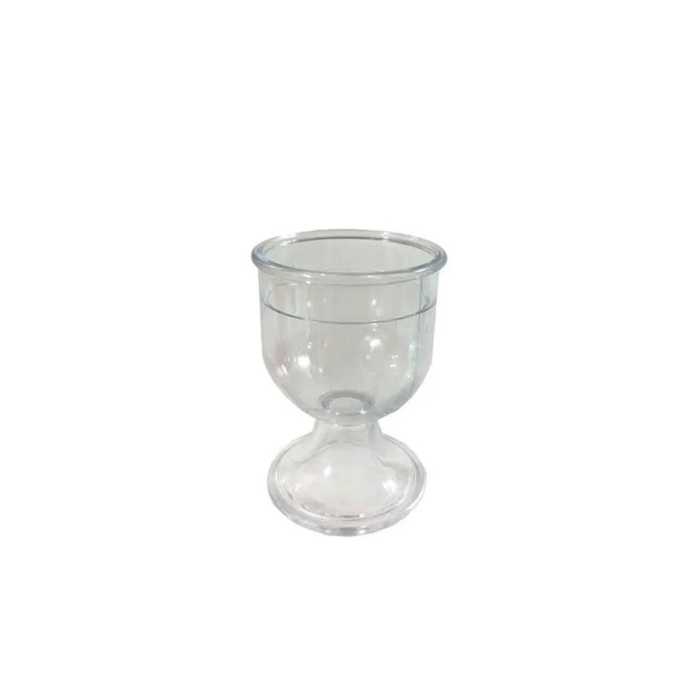 Plastik Kadeh 6x4 CM - 12 Adet Şeffaf