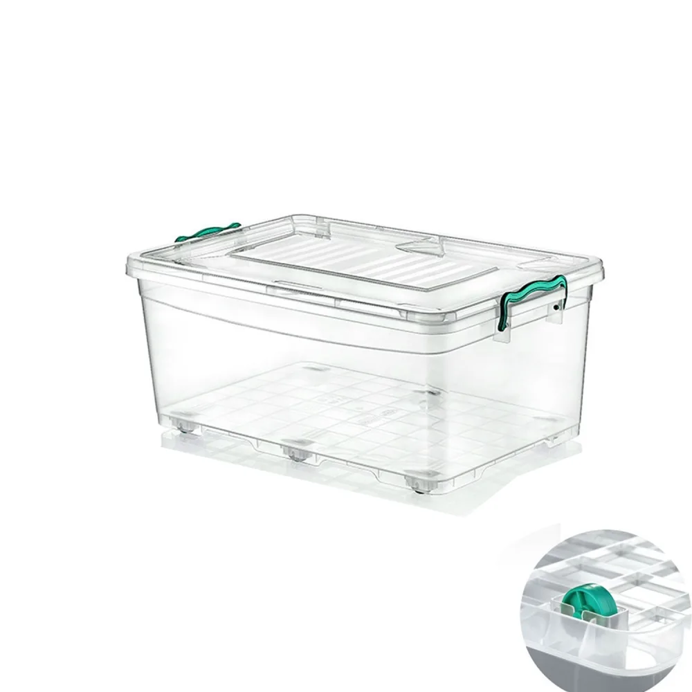Poly Time Plastik Çok Amaçlı Tekerli Saklama Kabı Multi Box 40 Lt