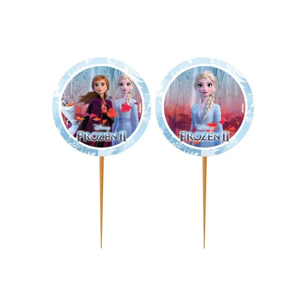 Frozen Temalı Kürdanlı Sticker - 10 Adet