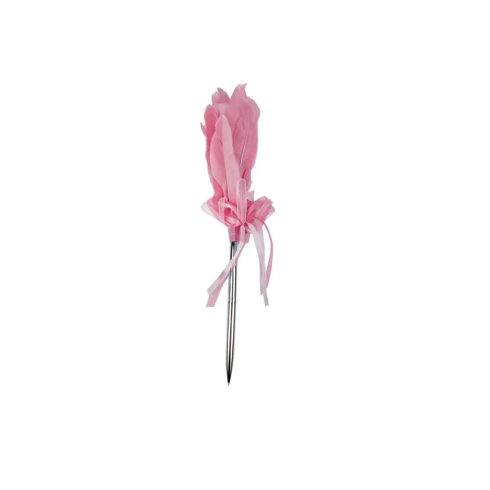 Anı Kalemi Tüylü Model 34 CM Pembe