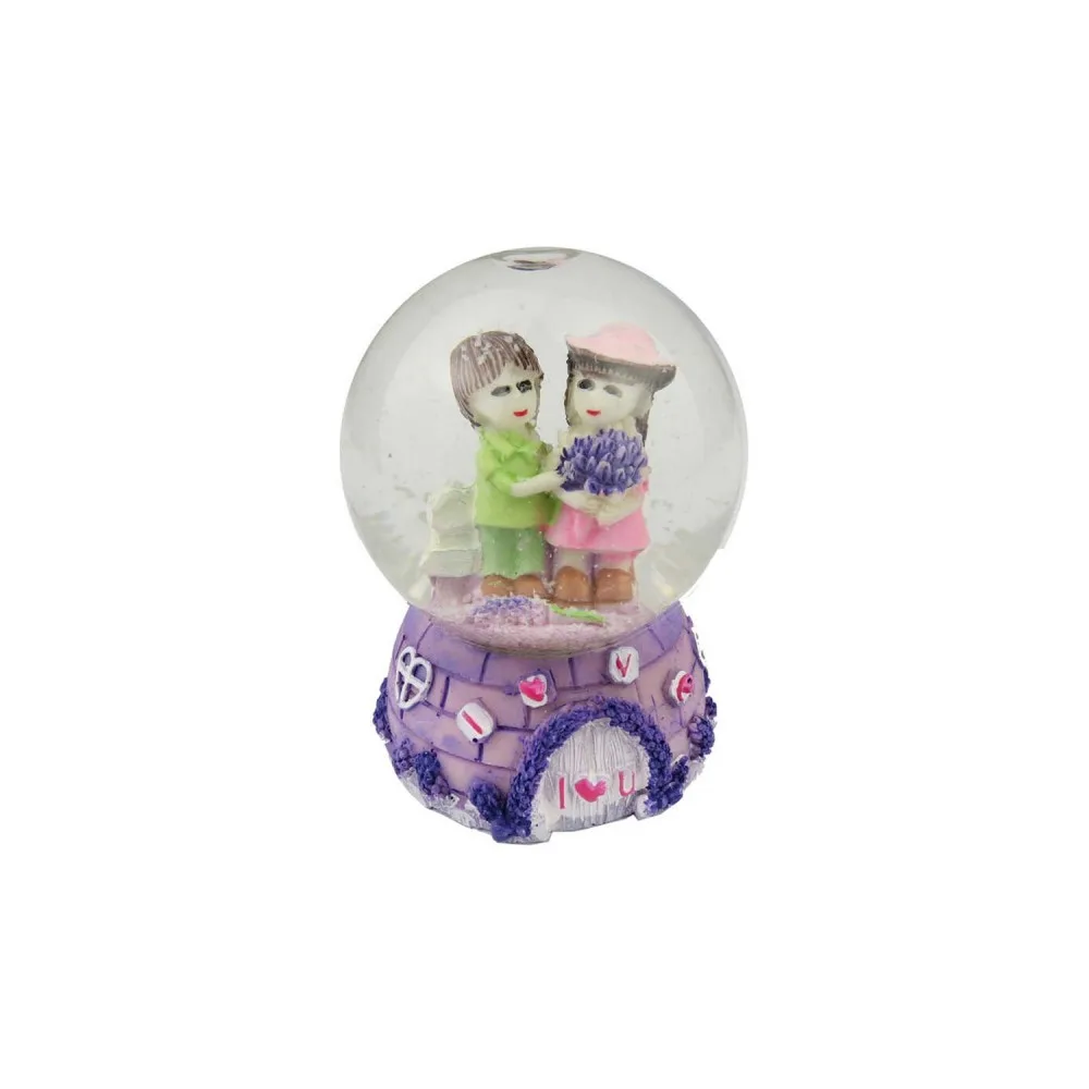 Kar Küresi I Love You Yazılı Küçük Boy 6 CM