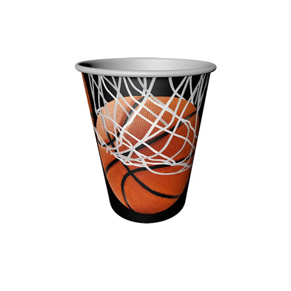 Karton Bardak Basketbol Temalı 220CC - 8 Adet