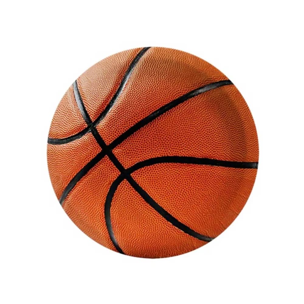 Karton Tabak Basketbol Temalı 23 CM - 8 Adet