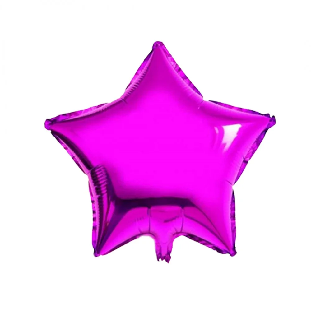 Folyo Balon Yıldız Modeli 45 CM Fuşya