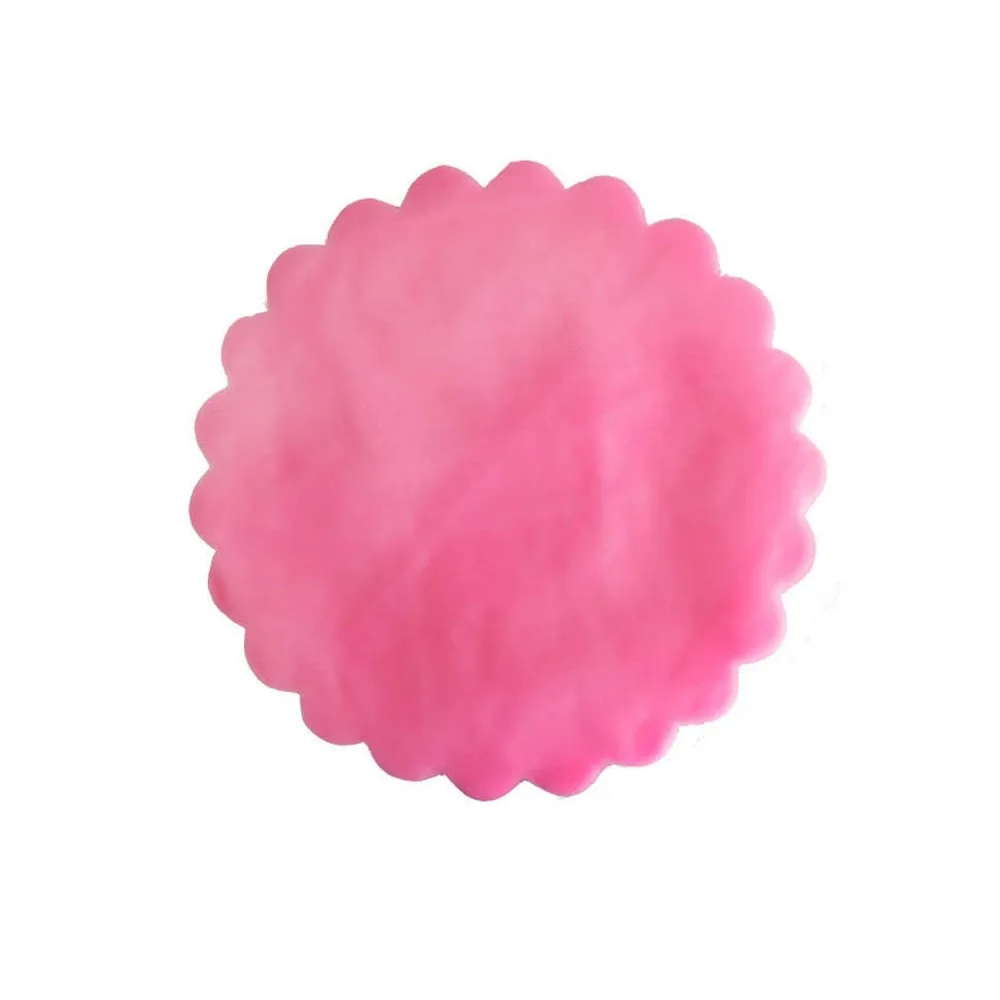 Düz Organze Hazır Kesilmiş Tül 26 CM - 100 Adet Pembe
