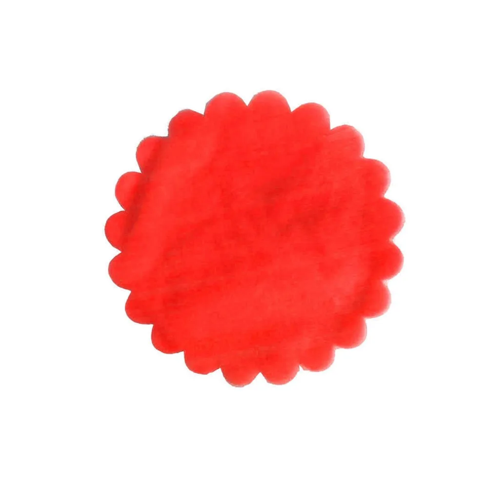 Düz Organze Hazır Kesilmiş Tül 26 CM - 100 Adet Kırmızı