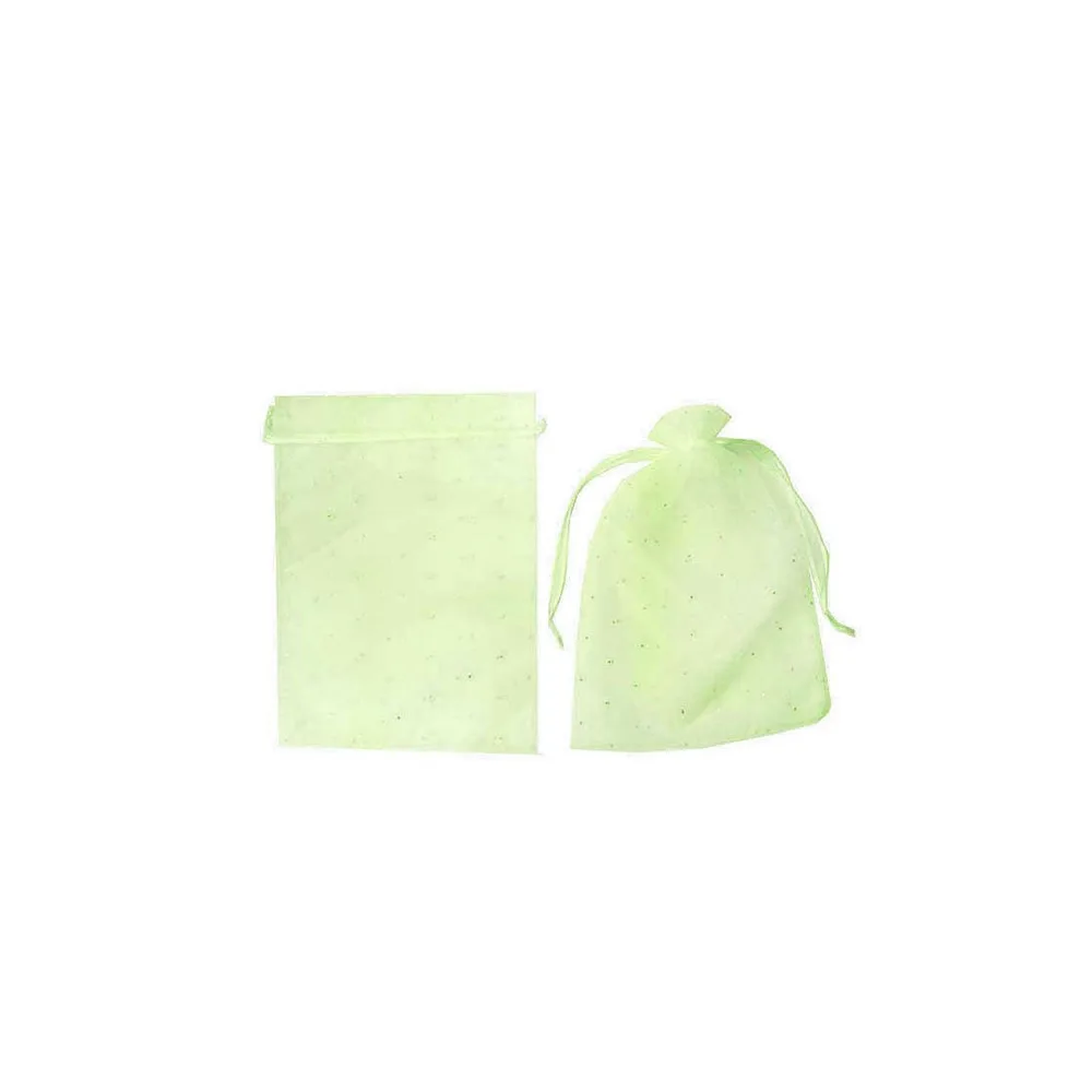 Kına Çerez Kesesi Taşlı Büyük Boy 28X40 Cm - 20 Adet Krem