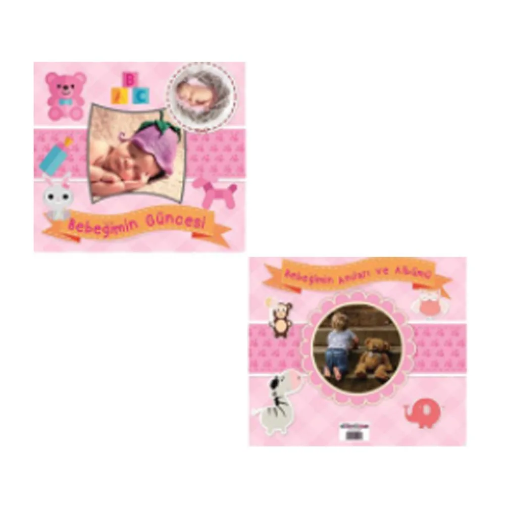 Bebeğin Güncesi - Bebek Anı Defteri Pembe