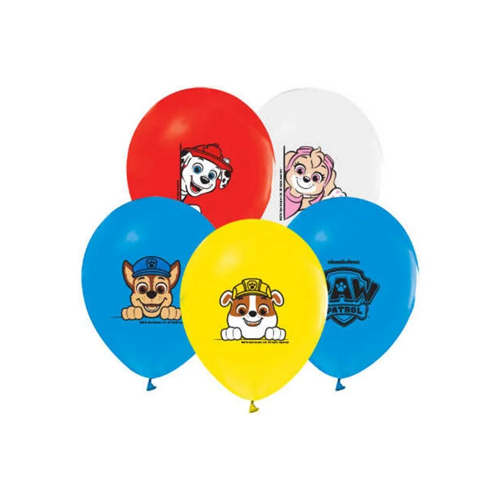 Paw Patrol Refresh Temalı Pastel Balon Karışık Renk - 20 Adet