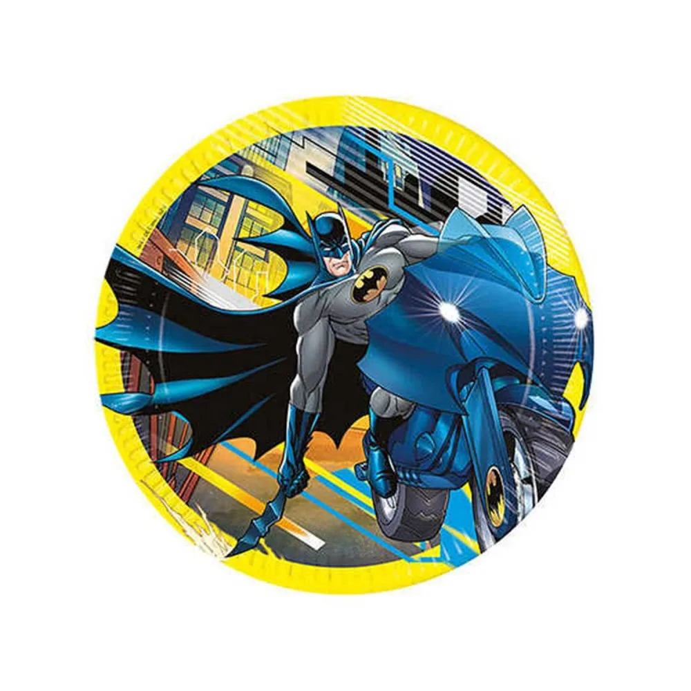 Batman Temalı Tabak 23 CM - 8 Adet