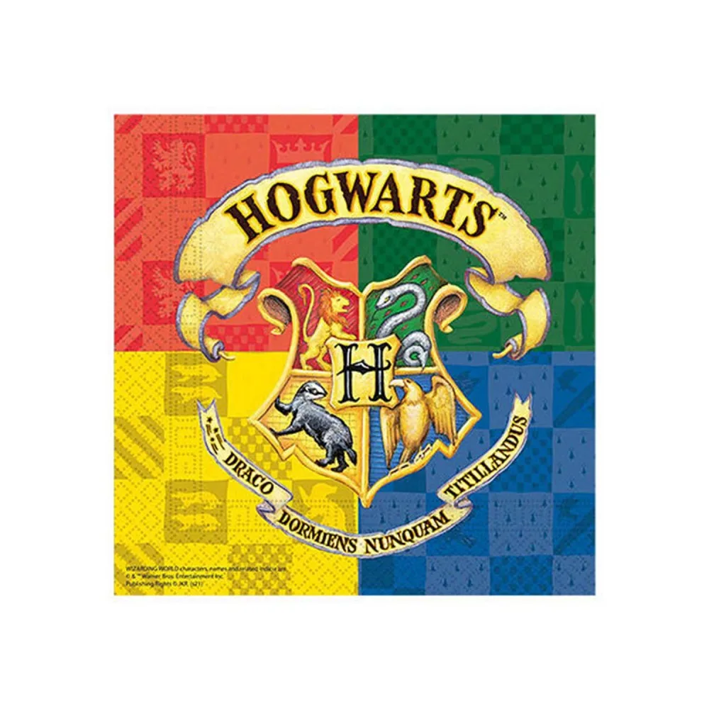 Harry Potter Hogwarts Temalı Peçete - 20 Adet