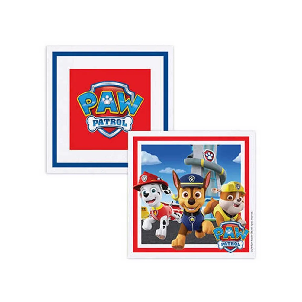 Paw Patrol Refresh Temalı Peçete 33X33 CM - 16 Adet