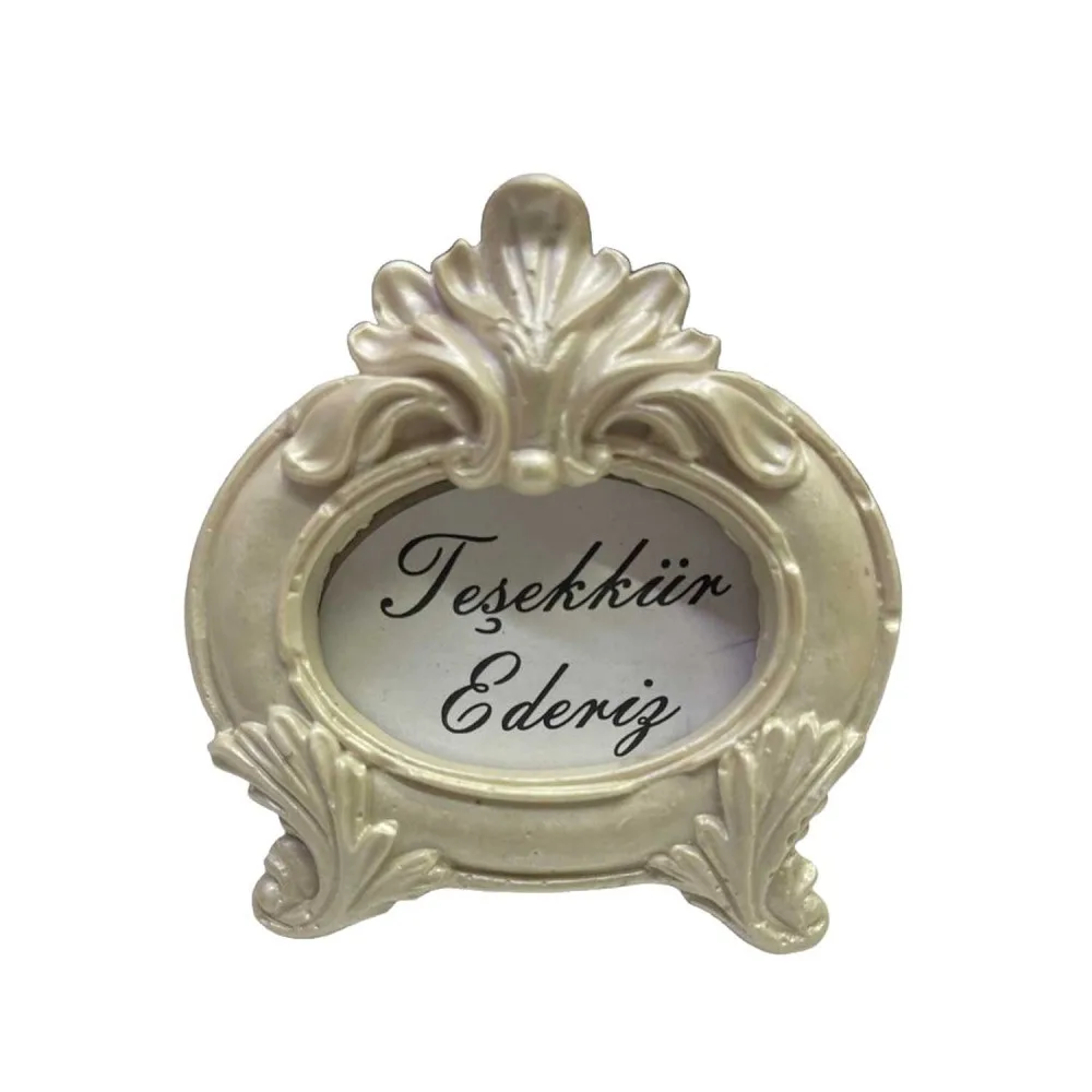 Çerçeve Polyester Oval - 10 Adet
