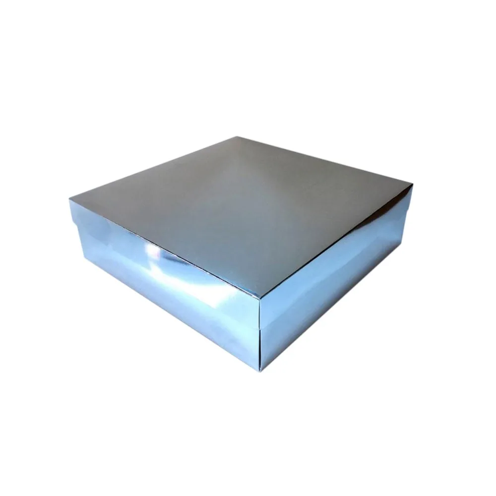 Komple Karton Kutu 30X30X10 CM - 10 Adet Gümüş