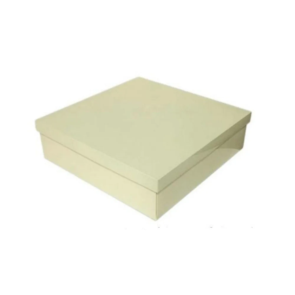 Komple Karton Kutu 30X30X10 CM - 10 Adet Krem