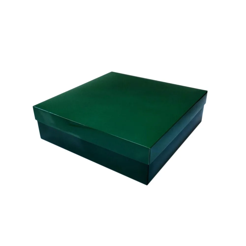 Komple Karton Kutu 30X30X10 CM - 10 Adet Yeşil