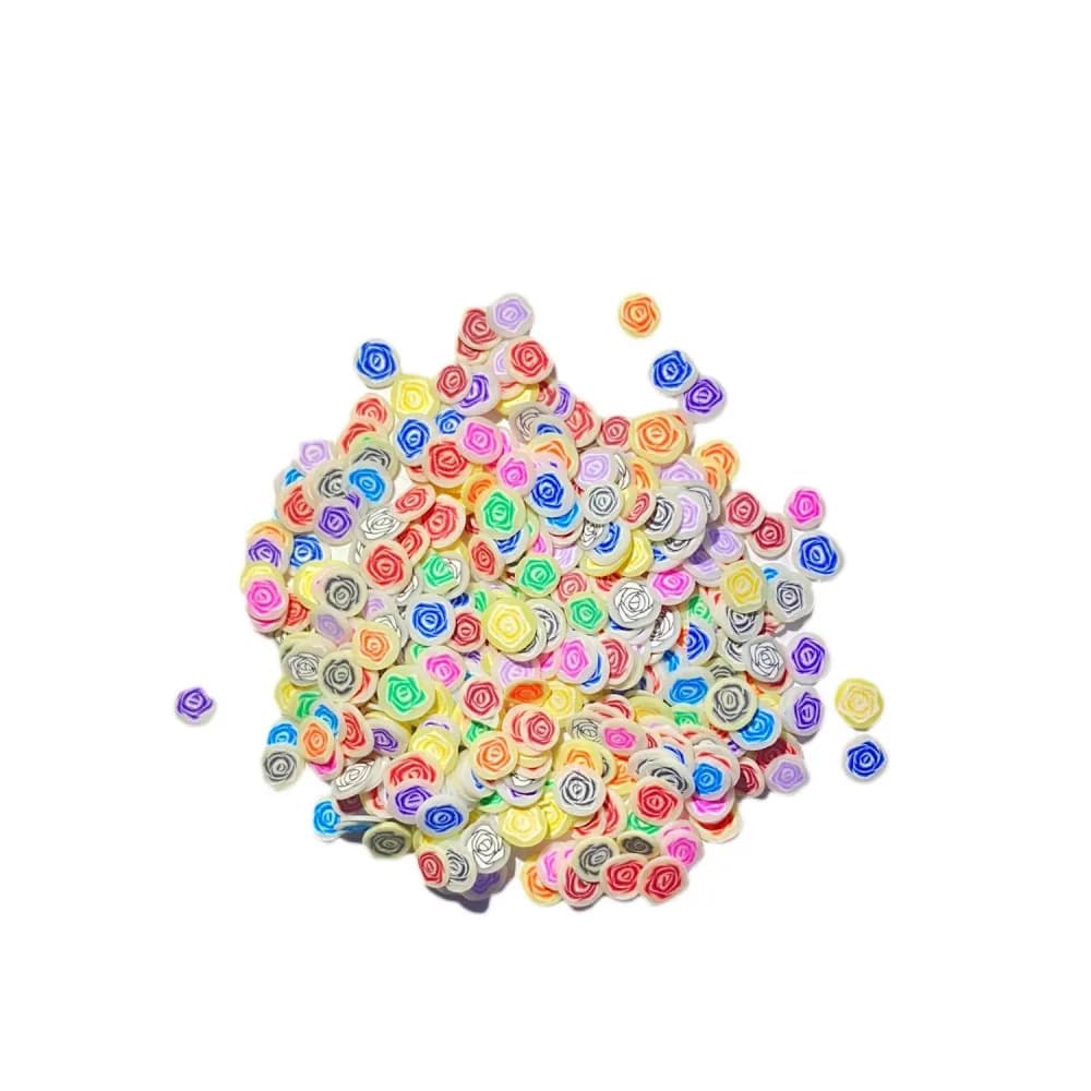 Karışık Glitter Doldu Malzemesi Epoksi Reçine Dolgusu Figür 5 GR Gül