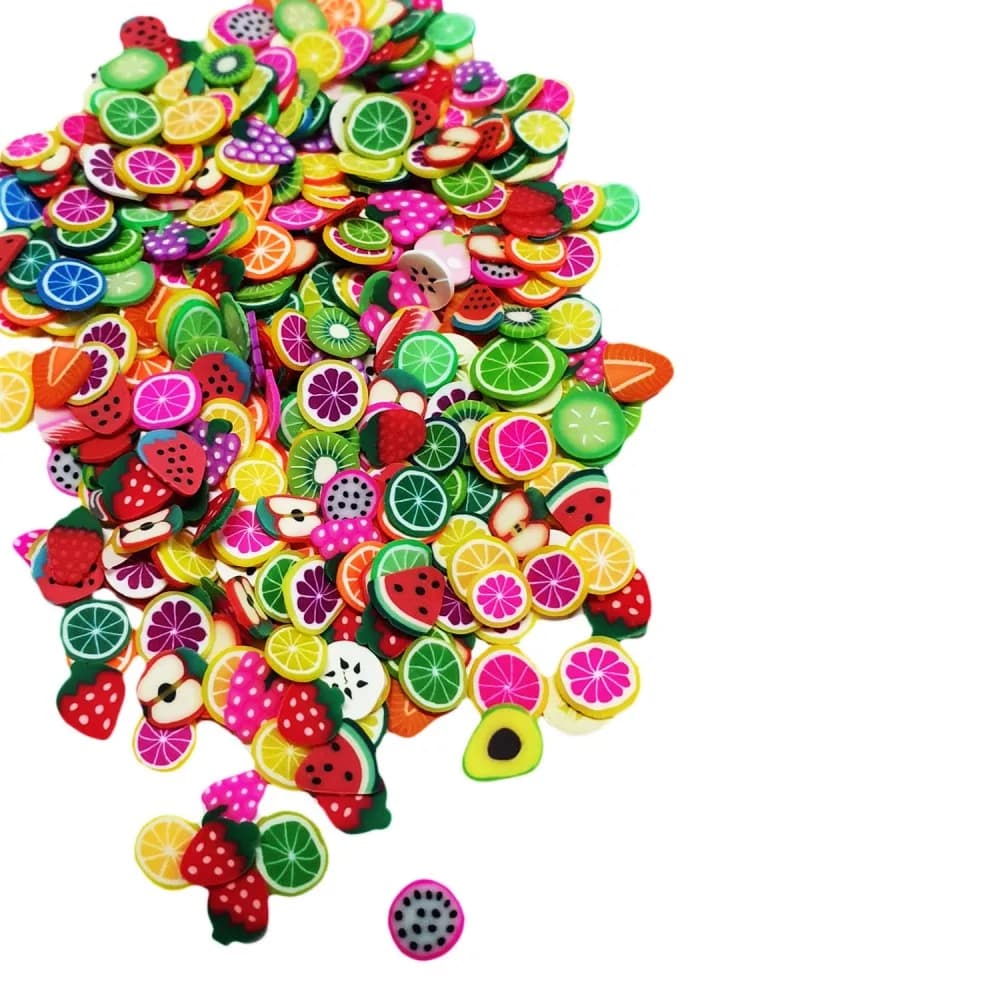 Karışık Glitter Doldu Malzemesi Epoksi Reçine Dolgusu Figür 5 GR Karışık Meyve